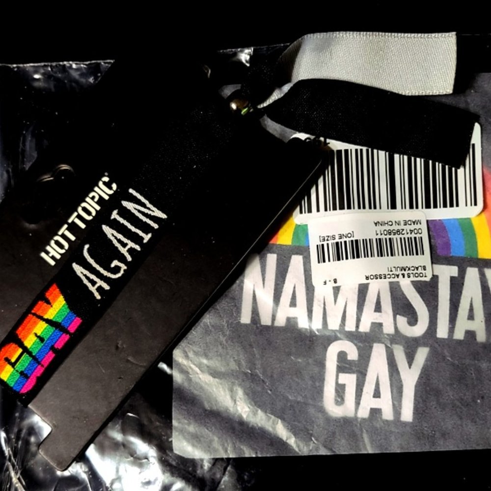 PRIDE Face Mask & Matching Bracelet/Hair Tie